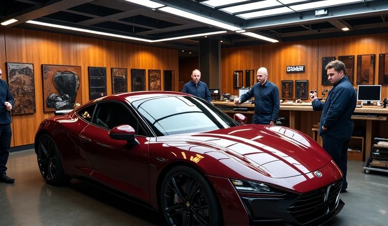Atelier de personnalisation automobile de luxe